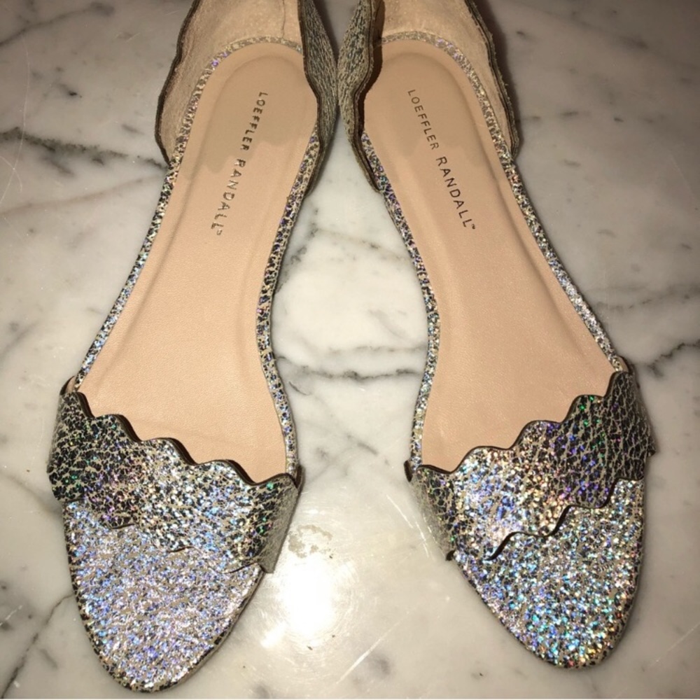 Loeffler Randall Metallic Sandals